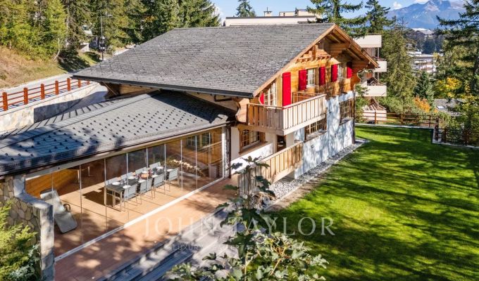 Sezónní pronájem Chalet Crans-Montana
